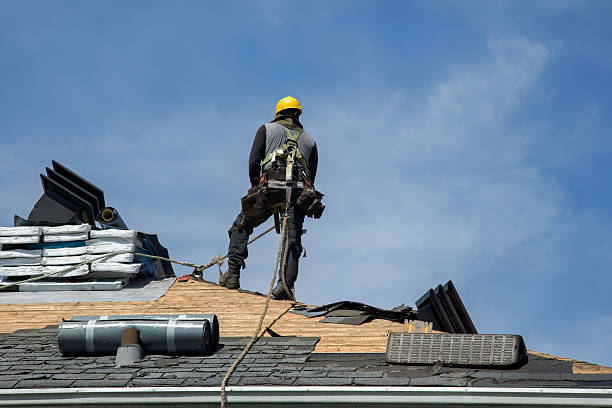 Professional Roofing technician working in Tybee Island, GA